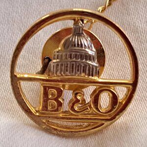 Vintage B & O Railroad Tie Tack